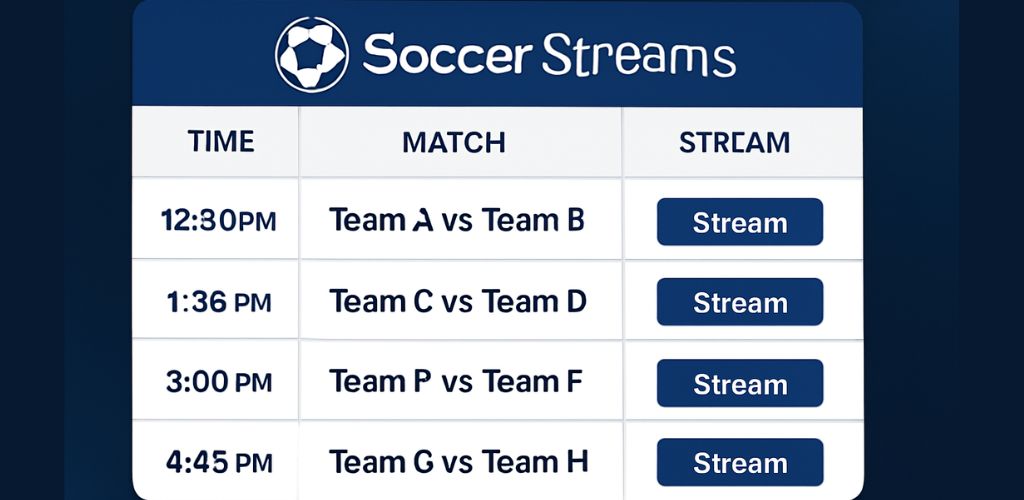 Soccer Streams